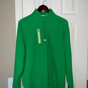 Bobby Jones X-H2O 1/4 Zip Pullover - L - Green